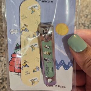 Peanuts Themed Nail Clipper and Nail Filer Set